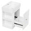Meuble-lavabo mural avec lavabo et tablette latérale-1405692134