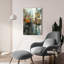 «Manhattan Orange Umbrella» par Mark Lague, art en verre acrylique Wal-1062751551