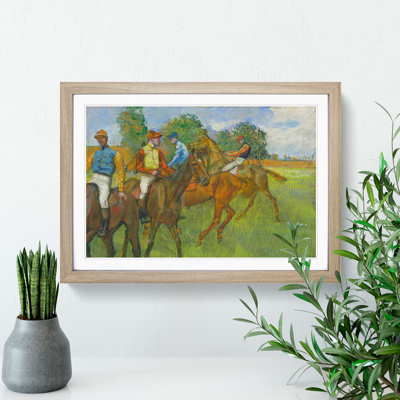 Before the Race by Edgar Degas - Picture Frame Painting