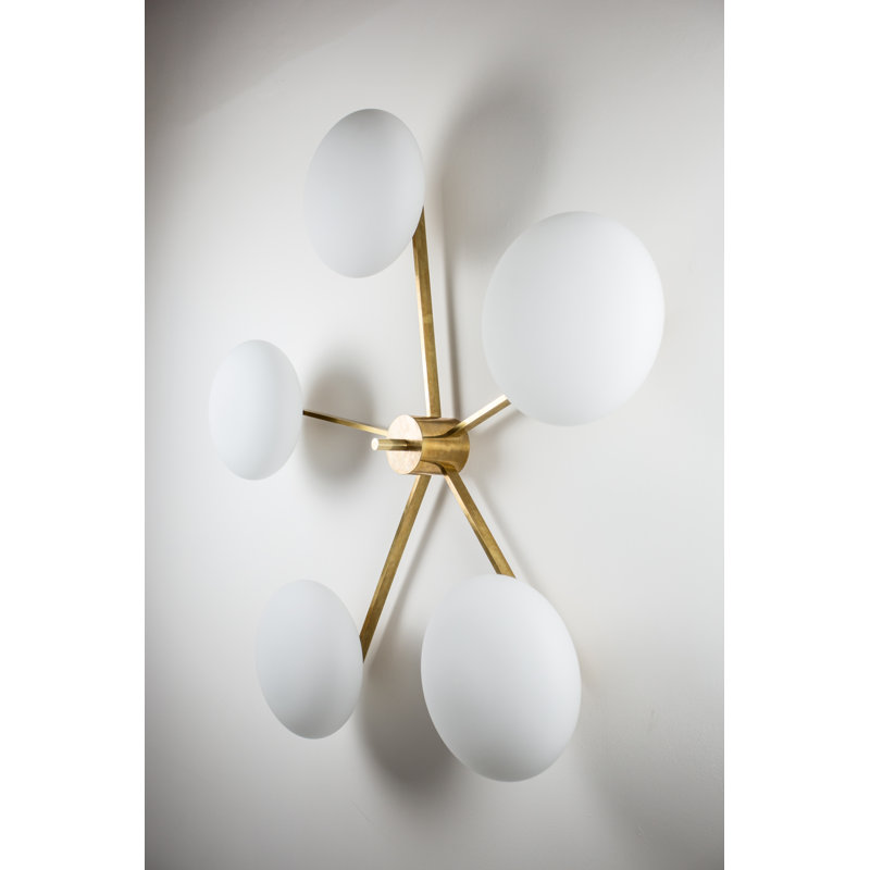 Stella DAISY - Light 60" Sputnik Sphere Semi Flush Mount