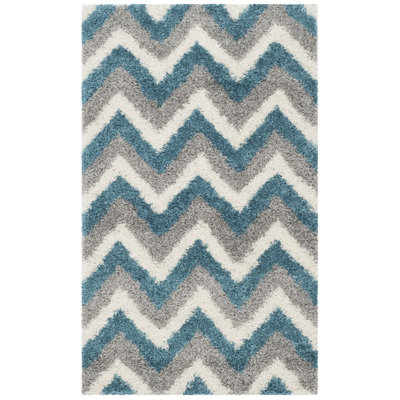 Sgk-Shag Kids Performance Chevron Rug