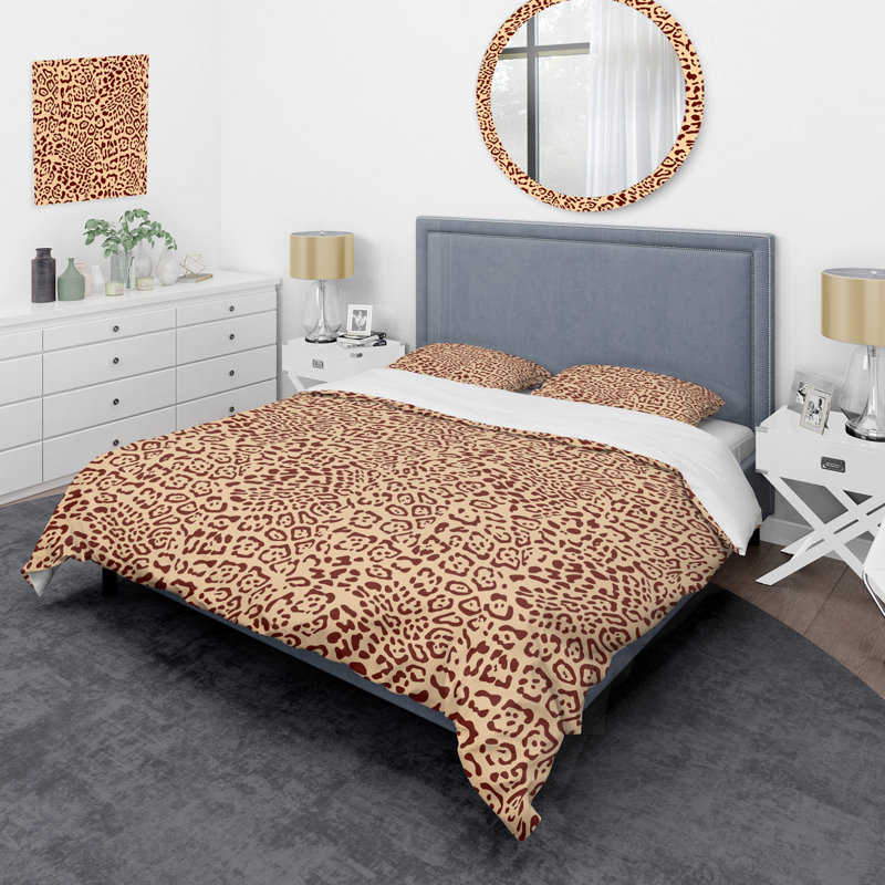 Exotic Wild Animal Skin - Ensemble de housse de couette animaux - Microfibre de polyester
