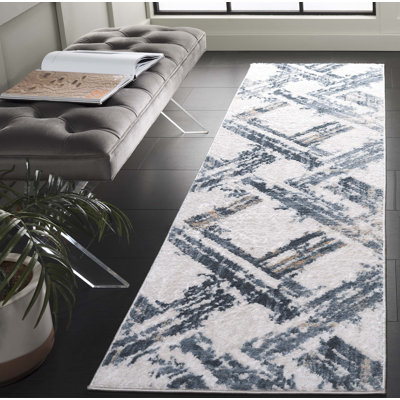 Tapis géométrique Mahiras Performance