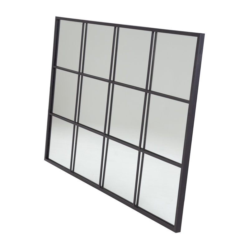 Crosslyn Metal Flat Wall Mirror