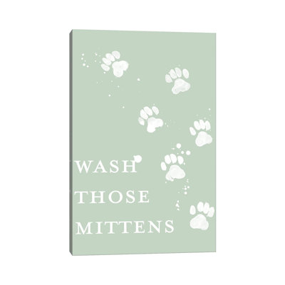 Wash Your Paws IV by Grace Popp - Wrapped Canvas Painting