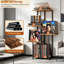 Metal,Manufactured Wood 110cm H Media Shelves