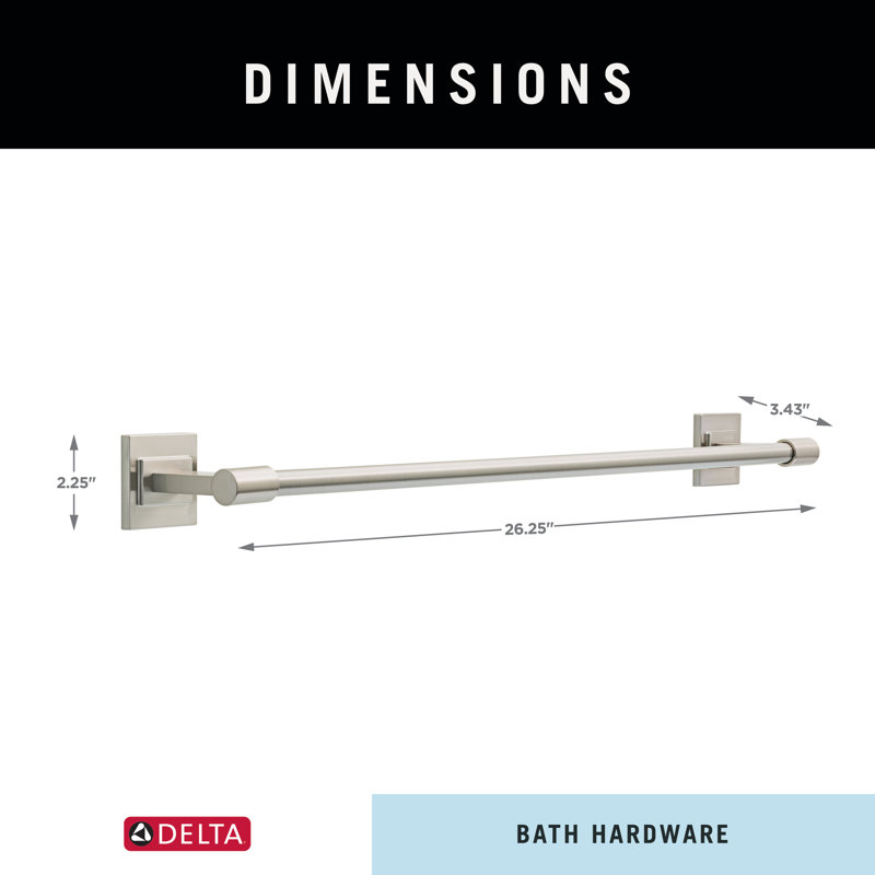 Delta McLaren 24 in. Wall Mount Towel Bar Bath Hardware Accessory