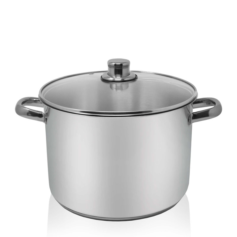 Karl Kruger 20L Stainless Steel Stock Pot, 10 L