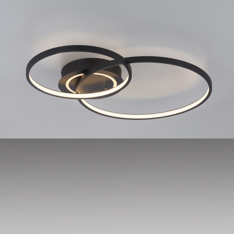 Campeon LED Flush Mount, Black