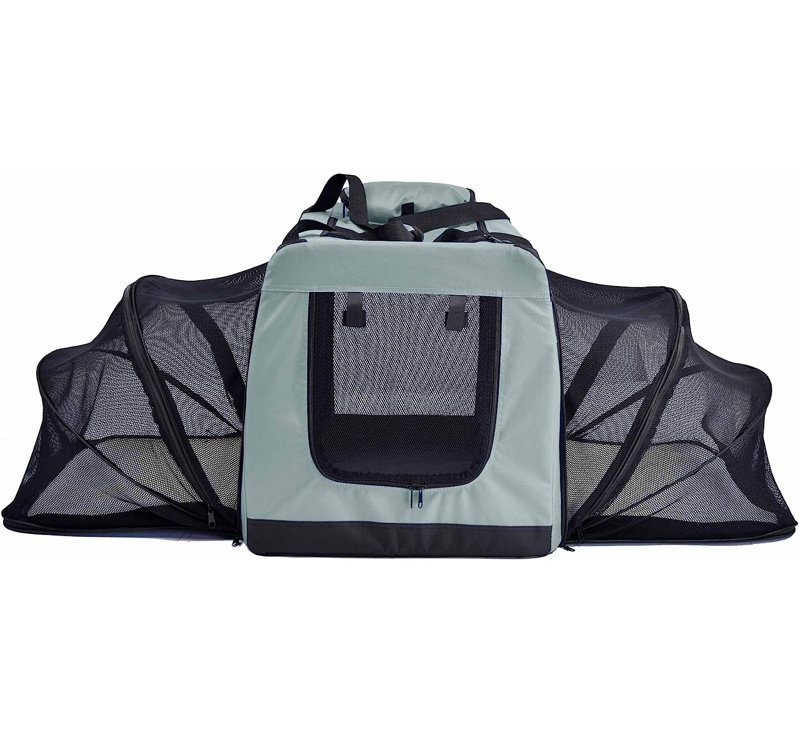 Danielys Fabric Pet Crate Cover, Gray