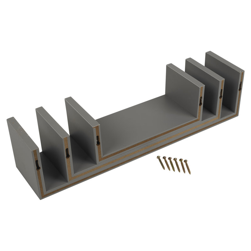 Summitville 3 Piece Floating Shelf, Grey