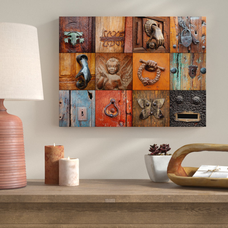 « on the door iv », reproduction d’impression sur toile tendue