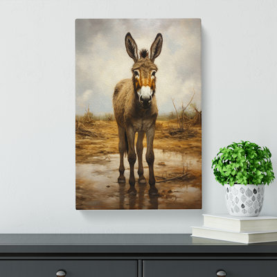Donkey Contemporary - Wrapped Canvas