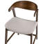 Upholstered Counter Stool with Solid Wood Frame-668995231