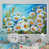 Cadre flottant blanc