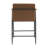 Henrik 26" Seat Height Mid-Century Modern Counter Stools with Wood Armrests