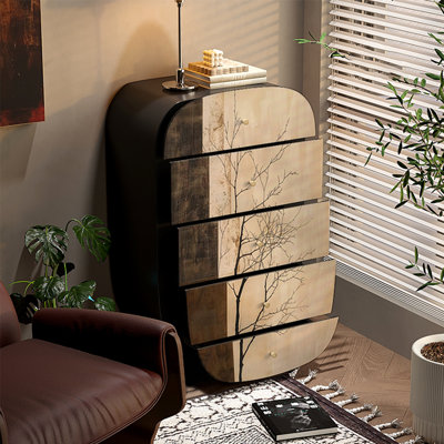 Multi-functional drawer cabinet in the living room