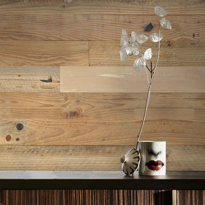 3.54" x 35.43" Peel and Stick Planks Wall Paneling