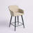 Ivanna Upholstered Counter Stool with Metal Frame-1541298674