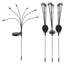 Solar Garden Lights - 4-Pack 6 LED Lights for Outdoor Use - IP44 Water-Resistant