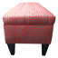 Banc de rangement en tissu