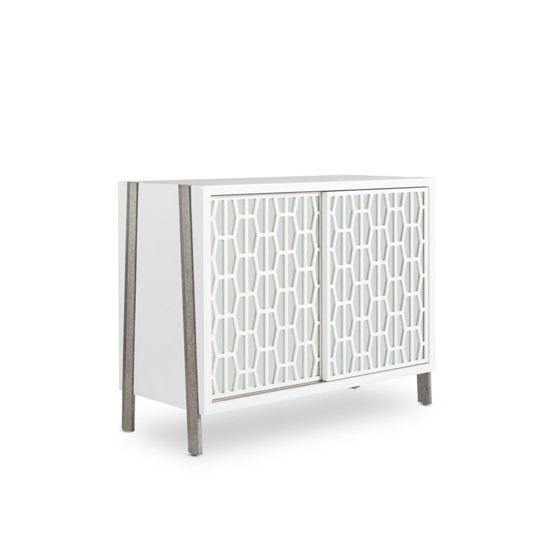 Cambridge 45'' W Sideboard, White Smooth Gesso