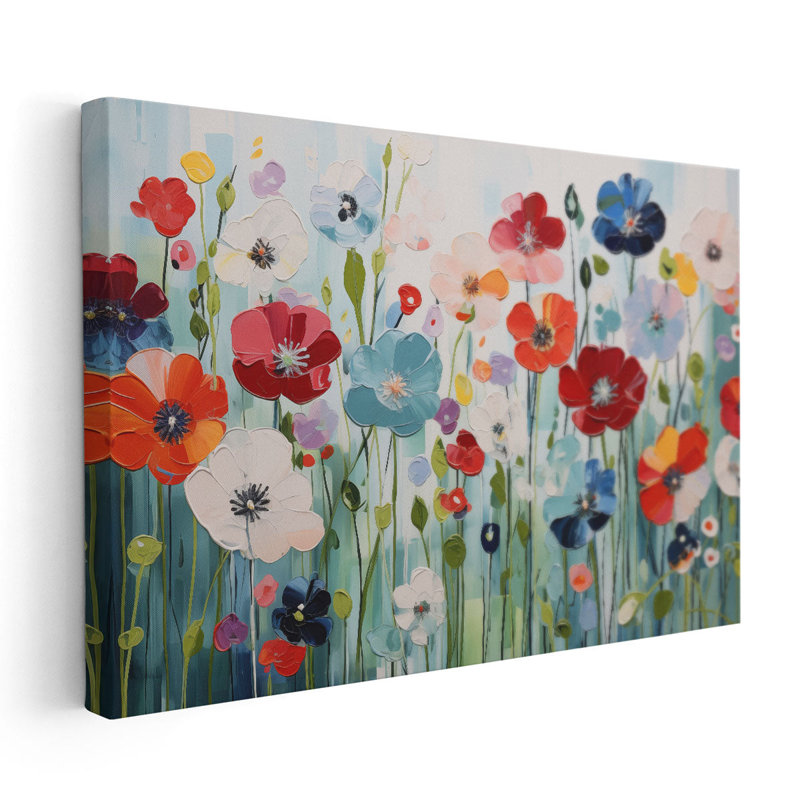 «Colorful Blossom Mosaic», H 40 po x l 60 po