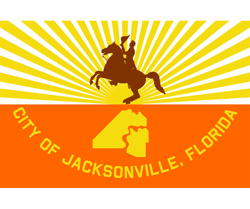 Jacksonville, Floride, H 16 po x l 24 po