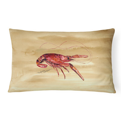 Coussin décoratif intérieur/extérieur crawfish