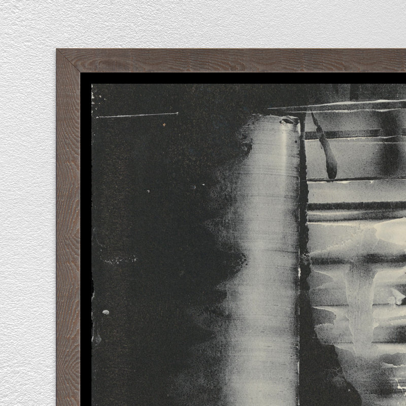«Beneath Warmth II» par David Erickson - peinture sur toile à cadre flottant, H 58,75 po x l 41,75 po, Image au pinceau gel