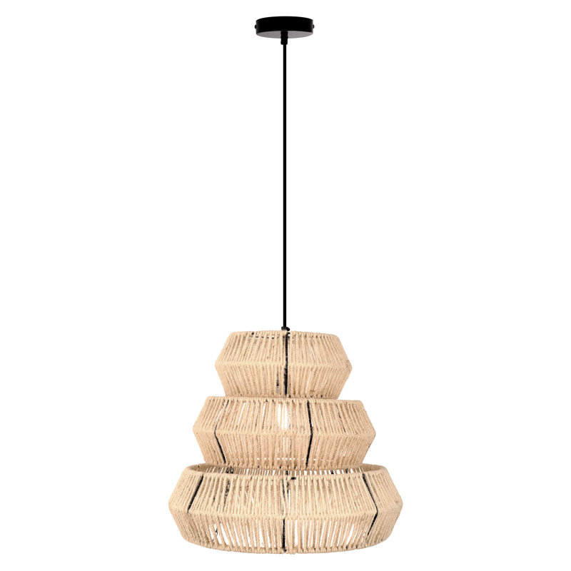 Luminaire suspendu géométrique 20 po Alana Bohemian