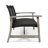 Grey Metal & Wood For Patio, Long-Lasting Seat, Frame With Iron Details Patio Seating, Robust Structure And Accents,-103365634