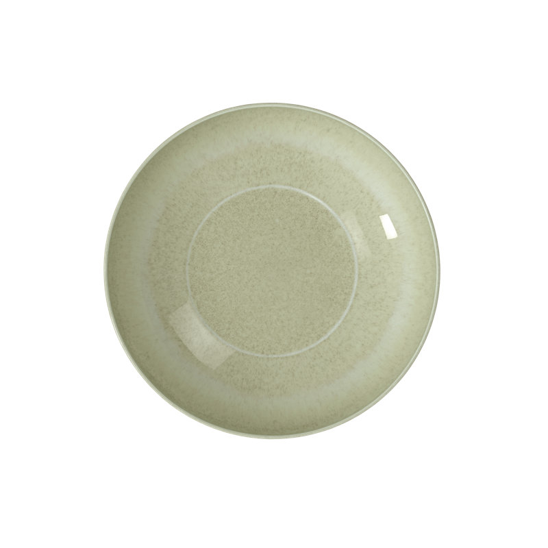 Villeroy & Boch - Bol de service bas Alga Perlemor, 43,25 oz, porcelaine de qualité supérieure, fabriqué en Allemagne, va au lave-vaisselle et au micro-ondes, vert