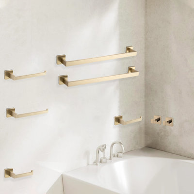 8 -Piece Stainless Steel Bathroom Hardware Set With Mounting Hardware