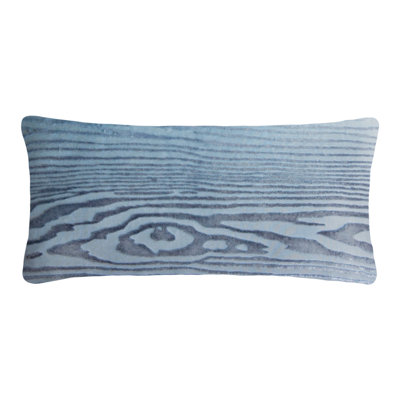 Woodgrain Rectangle Velvet Pillow Cover & Insert