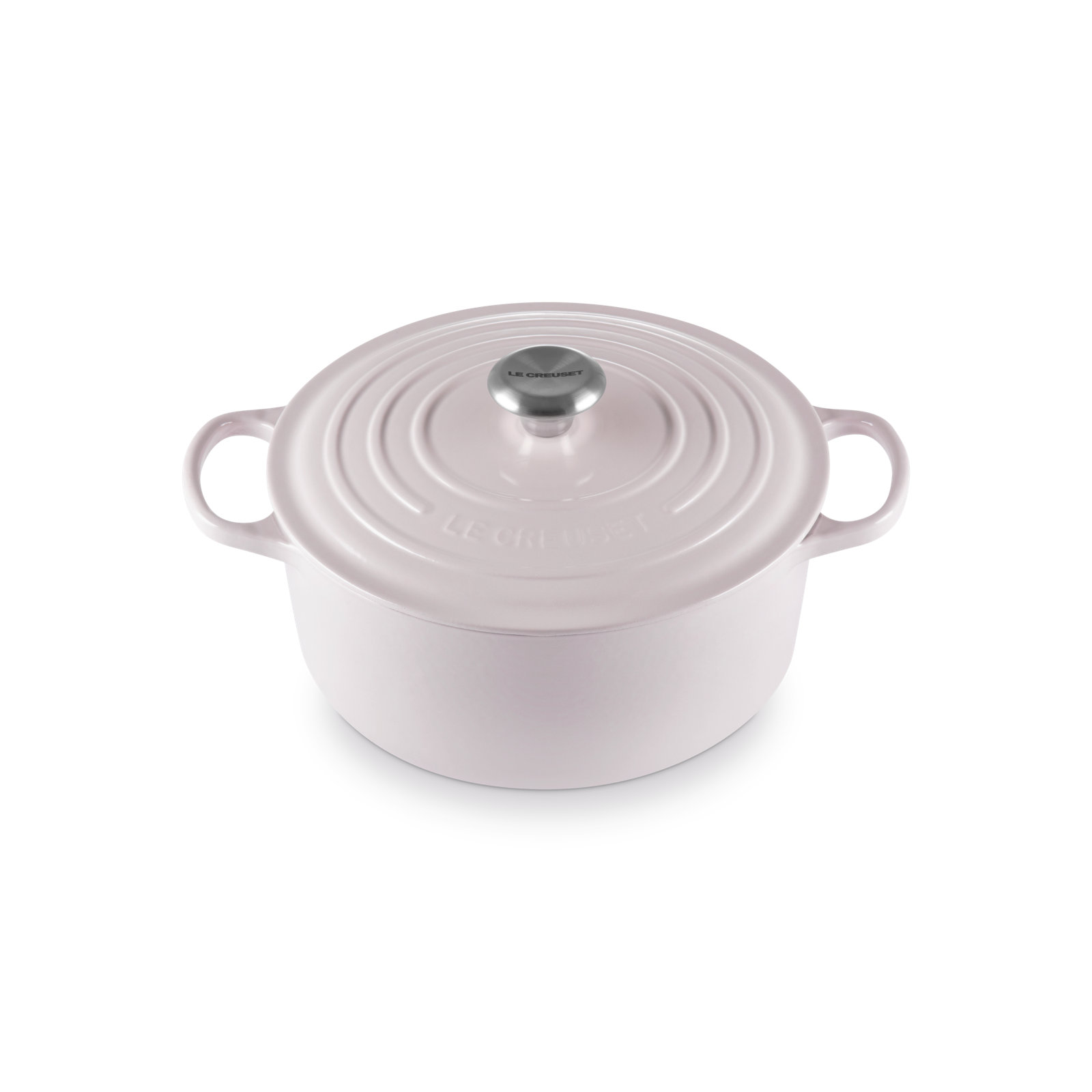 Le Creuset Enameled Cast Iron Oval Dutch Oven with Lid, 5 quarts, Shallot