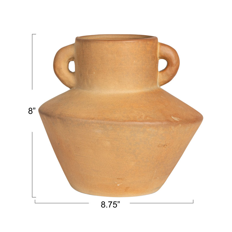 Stoneware Table Vase, Natural