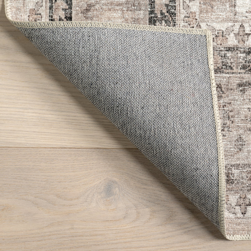 Tapis lavable résistant aux taches Davi, Rectangulaire 3 pi x 5 pi
