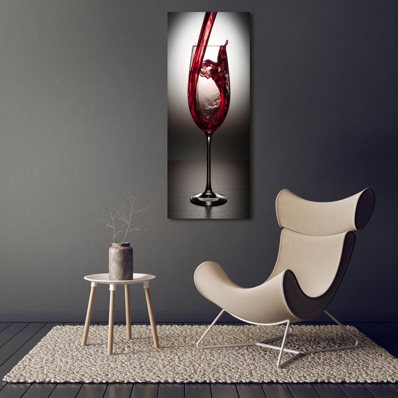 Red Wine - Wrapped Canvas Print