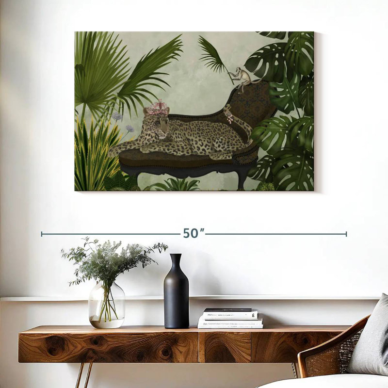Brampt Leopard Chaise Longue