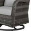 Auryanna Rattan 3 - Person Seating Group with Coushions-679568081-679568080