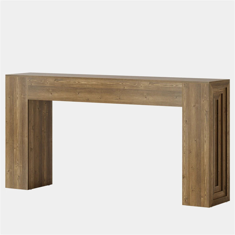 Large-Tabletop 63" Wooden Sofa Table