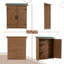 Armoire d'extérieur en bois massif Lean-To-95973147