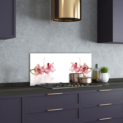 Lorrianne 50cm W x 100cm L Glass Peel and Stick Panel