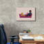 Art mural sur toile, "Wild Lounge I Pink Couch" par Omar Escalante, 26 po x 18 po