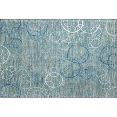 Premium Machine Washable Mayfield AMF2408 Bubbles Rug