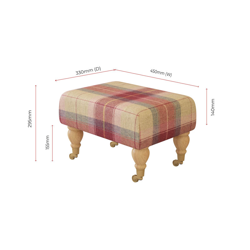 Manufactured Wood Accent Stool, Natural