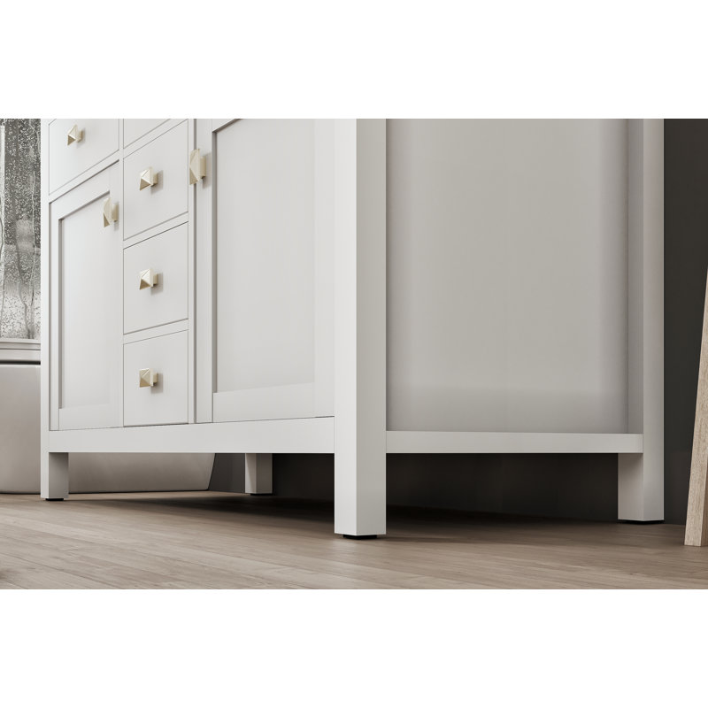 Odilion 48" Double Bathroom Vanity Set, White