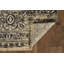 Tapis oriental rectangulaire en polypropylène tissé à la machine en sable / gris anthracite