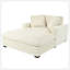 Méridienne surdimensionnée de 53,5 po x 70,9 po, chaise longue - conception classique, tissu doux, assemblage facile, structure durable avec pieds en bois massif-861468322